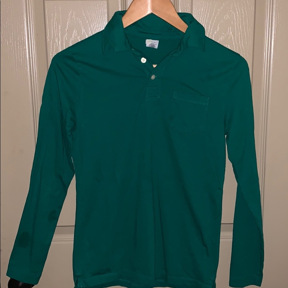 Jcrew boys size 12 long sleeve polo